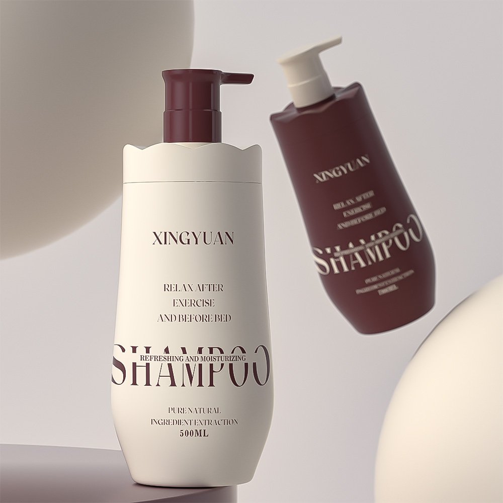 500ml hair shampoo bottle