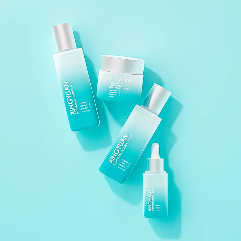 Heavy-wall PETG face care bottle set-3