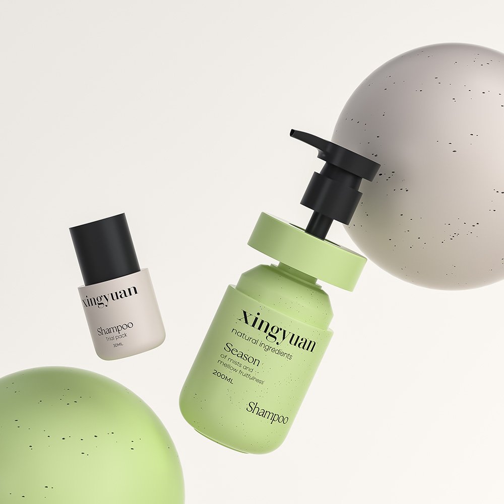 Hair care packaging bottle