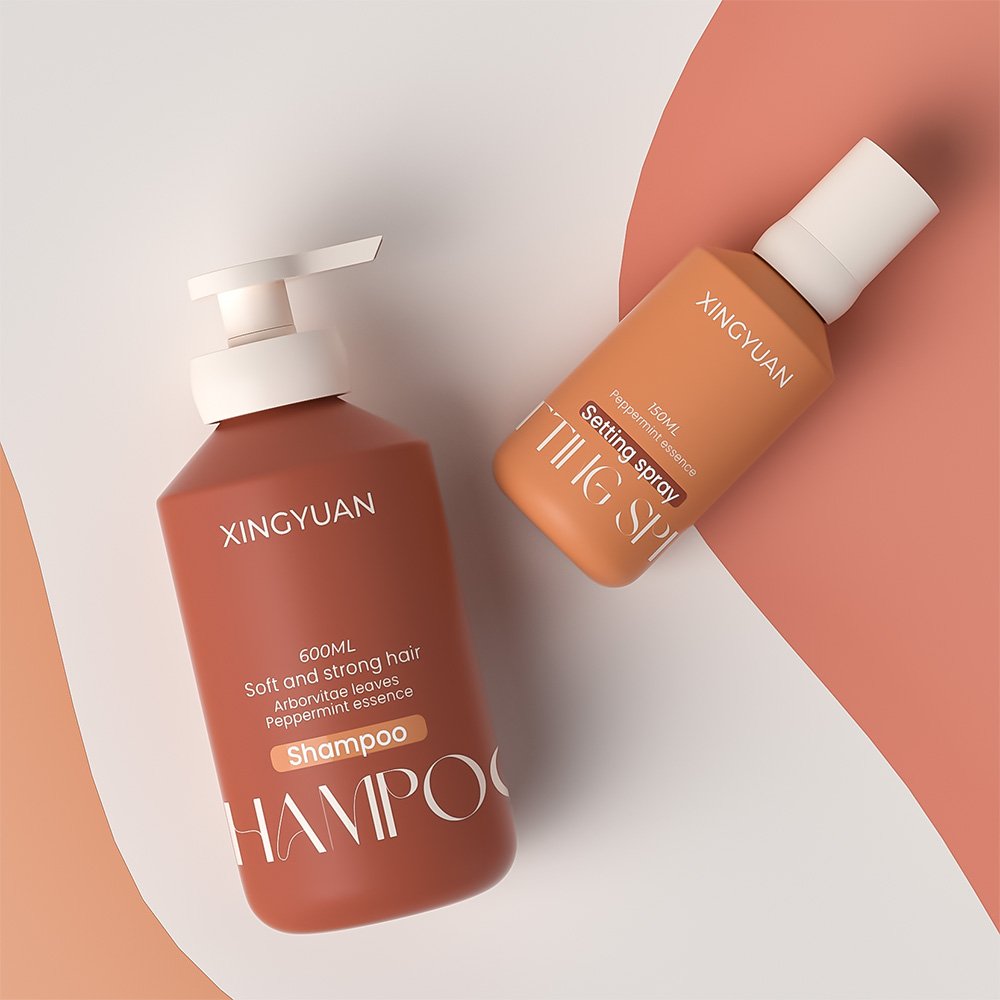 Hair shampoo bottle set