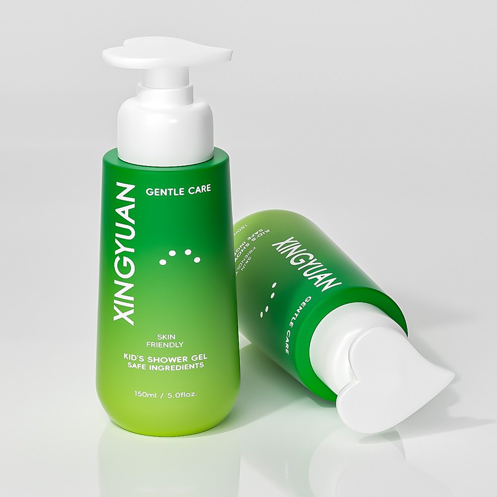 Lotion bottle with heart shape pump