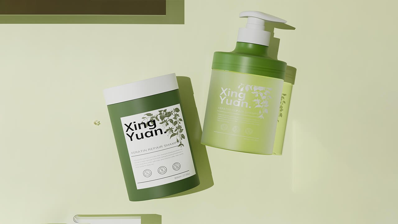 Refillable Hair Conditioner Jars