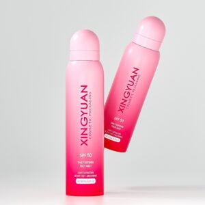 Spray bottle for sunscreen scent