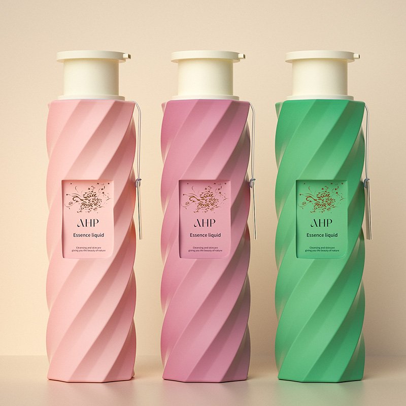 Shampoo Bottle with embossed logo