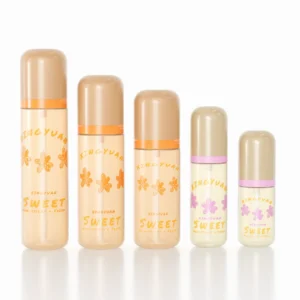 Round-bottom PET skincare bottles