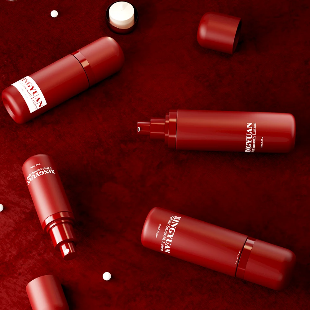 Round-bottom PET skincare bottles