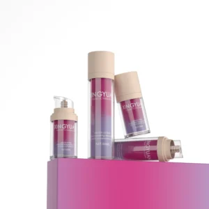 All-plastic airless pump bottle