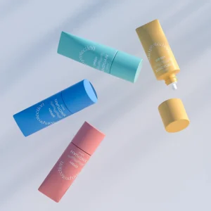 Colorful PE sunscreen cream tubes
