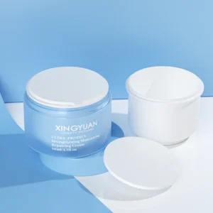 double-wall plastic face mask jar