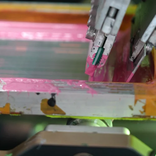 Auto silk screen printing