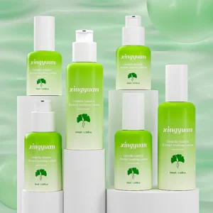 Gradiant green airless pump bottles