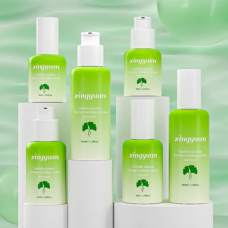 Gradiant green airless pump bottles