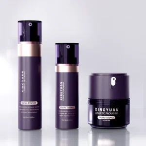 Luxury cosmetic airless bottle set