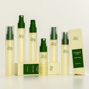 Travel-size cosmetic bottle set