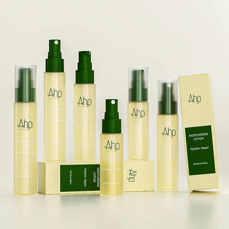 Travel-size cosmetic bottle set