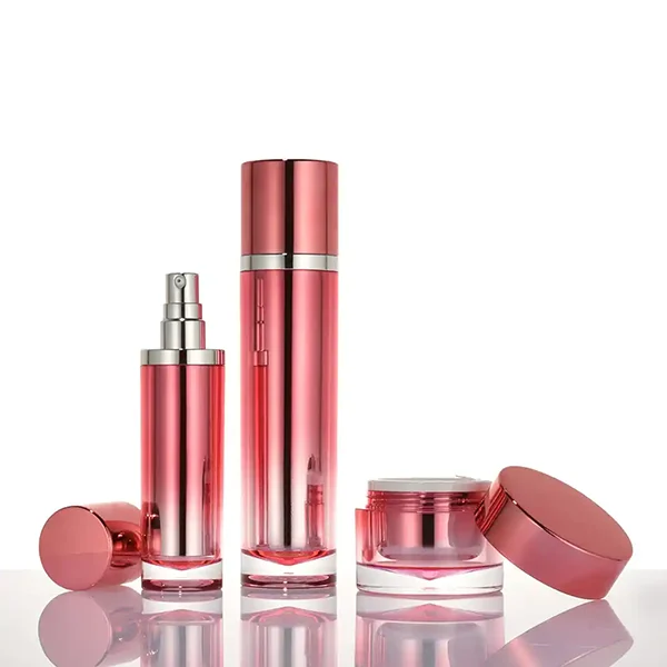 acrylic cosmetic bottle set