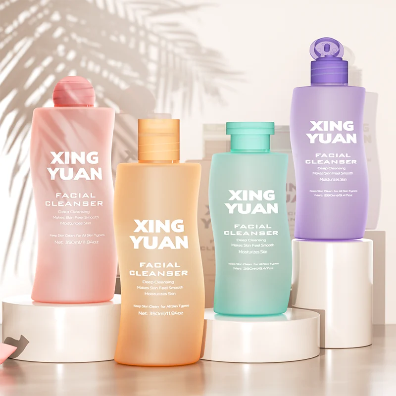 350ml facial cleanser bottle