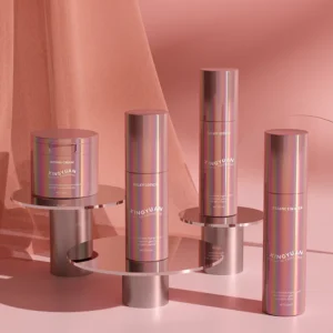 Electroplating skincare bottle set