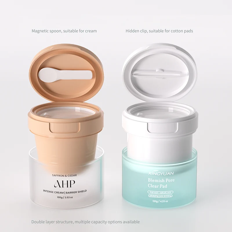 Eye cream jar seires with flip cap