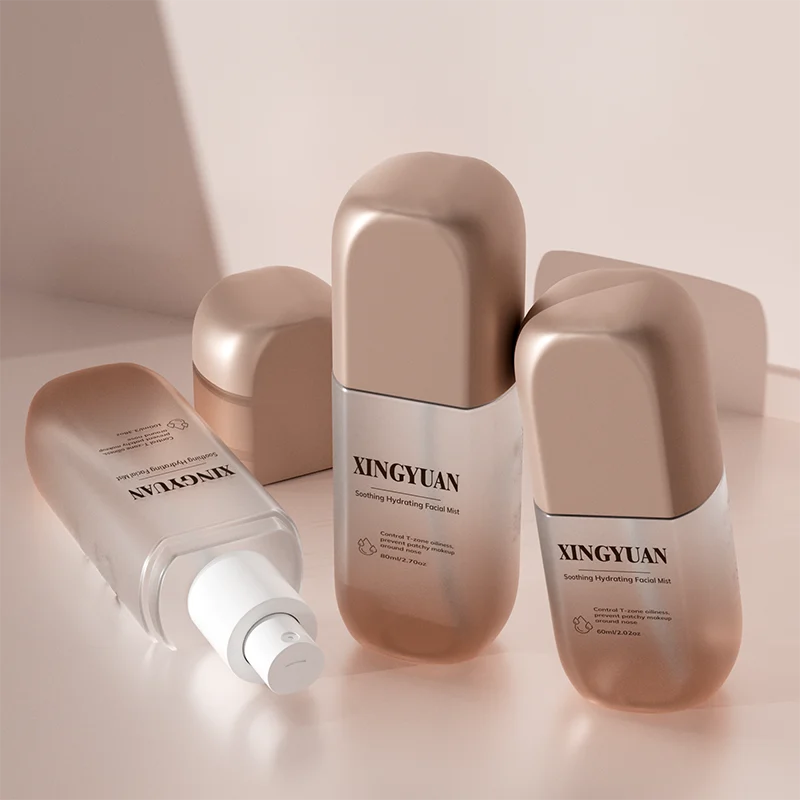 Hydrating facial mist bottles